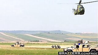 Brazzers - Big Grungy Butts -  Military Booty scene starring Devon Lee and James Deen